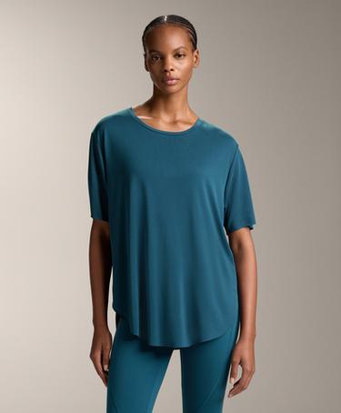 Футболка из смесового модала с короткими рукавами- Заказать в России