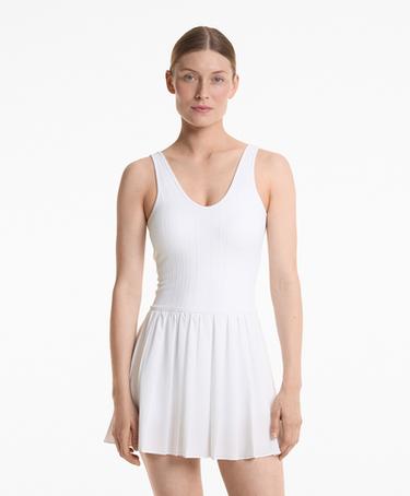 OYSHO Короткое платье с плиссировкой купить с доставкой.