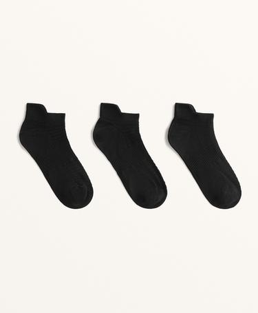 OYSHO 3 пары носков-сникеров с язычком на пятке из смесового полиамида