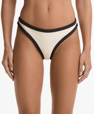 Классические плавки бикини с контрастной окантовкой- Заказать в России