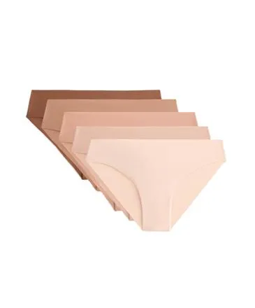 5 INVISIBLE POLYAMIDE BLEND PANTONE™ HIPSTER BRIEFS