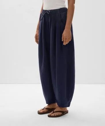 100% LINEN BALLOON TROUSERS
