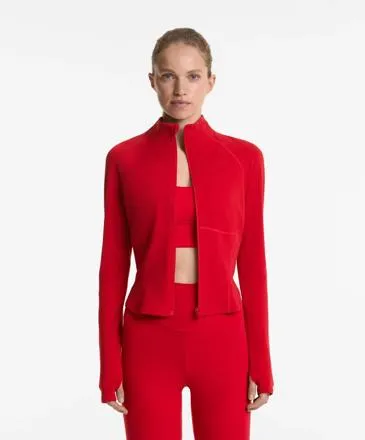 LIGHT WARM TECHNICAL JACKET WITH SEAMS