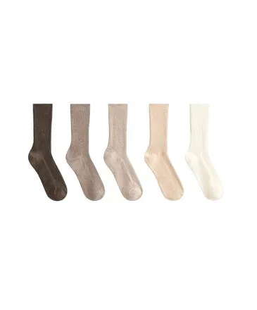 5 PAIRS OF CLASSIC SOCKS WITH COTTON