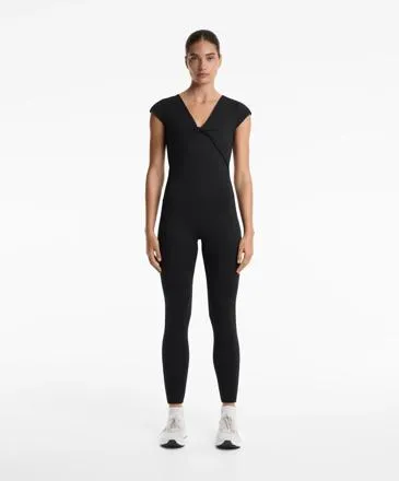 COMFORTLUX OPEN BACK LONG JUMPSUIT
