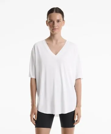 MODAL BLEND V-NECK T-SHIRT
