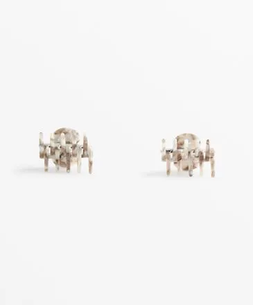 2 MEDIUM PRINTED HAIR CLIPS