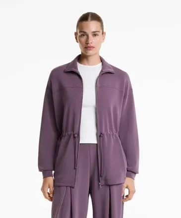 LONG SOFT TOUCH MODAL JACKET WITH POCKETS