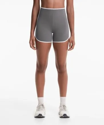 10CM COMPRESSIVE RETRO HIGH RISE HOT PANTS