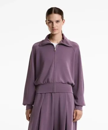 SOFT-TOUCH MODAL JACKET WITH COLLAR
