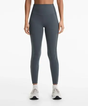 COMFORTLUX HIGH RISE SIDE RIB 65CM ANKLE-LENGTH LEGGINGS