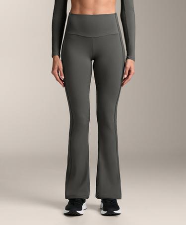 Удобные брюки с высокой посадкой и расклешенными боковыми полосами COMFORTLUX- Заказать в России