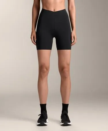 V-CUT LIGHT TOUCH HIGH RISE 20CM BIKER LEGGINGS