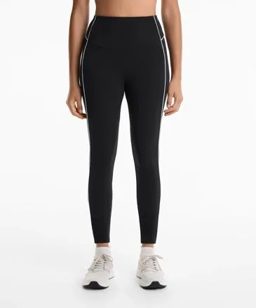 COMFORTLUX HIGH RISE PIPING 65CM ANKLE-LENGTH LEGGINGS