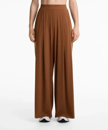LIGHT TOUCH COOL-TOUCH TAILORED WIDE-LEG TROUSERS