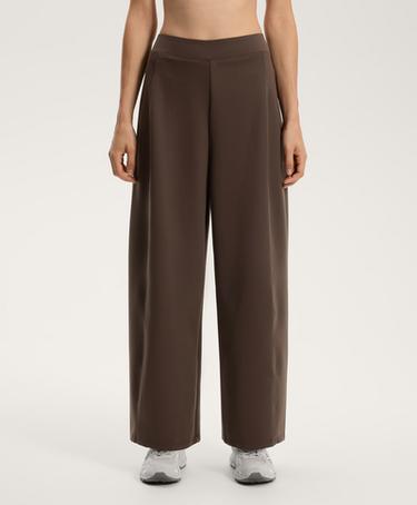 NEOPRENE-EFFECT HIGH RISE COCOON TROUSERS- Заказать в России