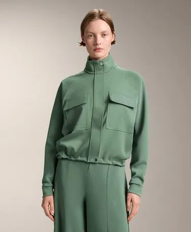 Пике-куртка с хлопком и карманами- Заказать в России