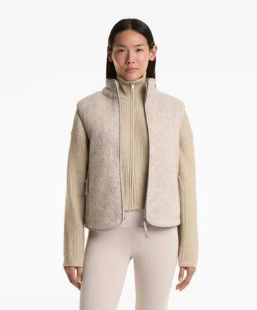 BASIC ZIP FLEECE GILET