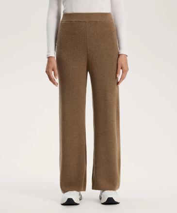 KNIT STRAIGHT-LEG TROUSERS- Заказать в России