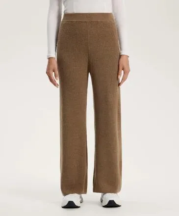 KNIT STRAIGHT-LEG TROUSERS