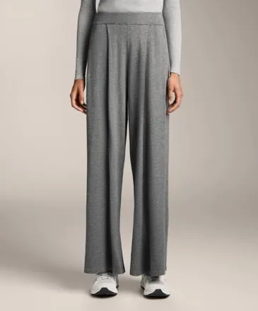 STRAIGHT FIT KNIT TROUSERS