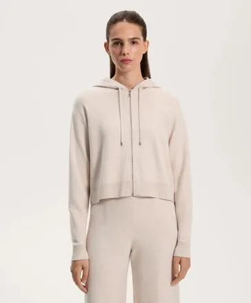 HOODED KNIT JACKET