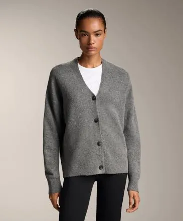 SOFT KNIT BUTTON CARDIGAN