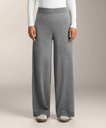 OYSHO Прямые вязаные брюки из 10% кашемира