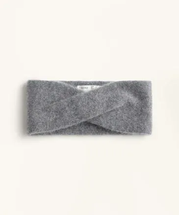 100% CASHMERE 9.5CM HEADBAND