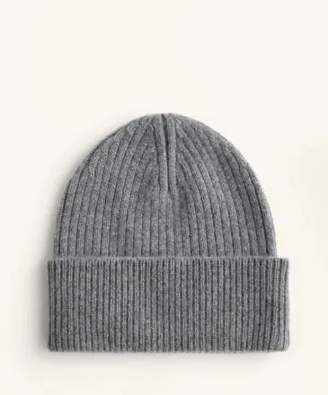 100% CASHMERE KNIT HAT