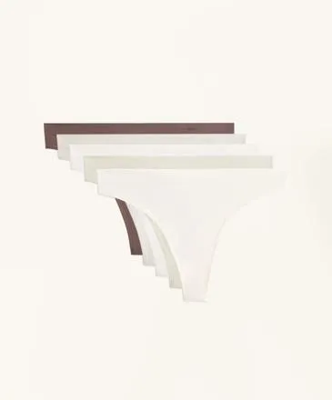 5 SEAMLESS SOFT TOUCH THONGS