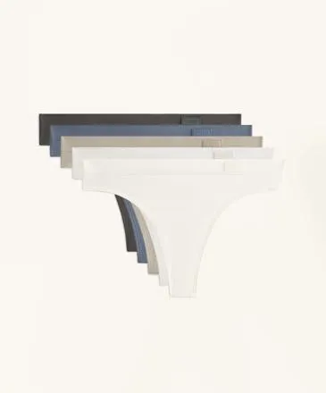 5 SEAMLESS SOFT TOUCH THONGS
