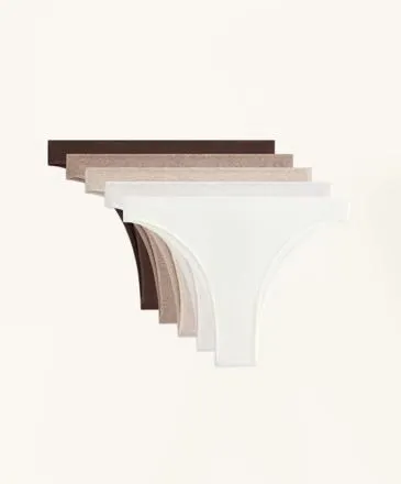 5 RIB COTTON BLEND BRAZILIAN BRIEFS