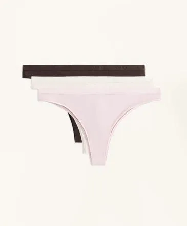 3 COTTON BLEND LOGO BRAZILIAN BRIEFS