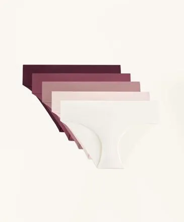 5 INVISIBLE POLYAMIDE BLEND HIPSTER BRIEFS