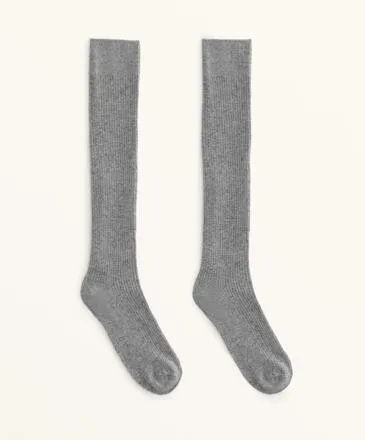 LONG 15% CASHMERE AND MODAL BLEND SOCKS