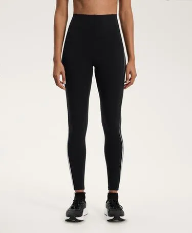 Компрессионные леггинсы с высокой посадкой до щиколотки со строчками по бокам 65см- Заказать в России