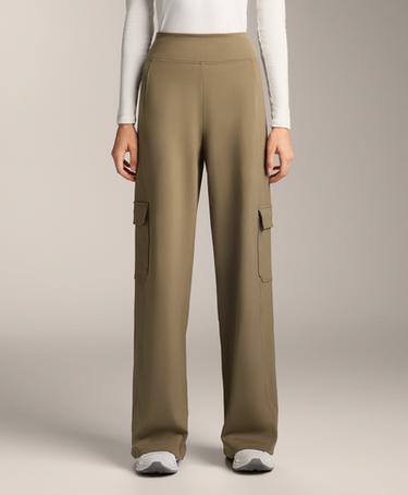 OYSHO Утепленные карго-брюки с высокой посадкой купить с доставкой.