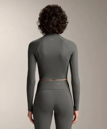 COMFORTLUX LONG SLEEVE RIB SIDE TANK TOP