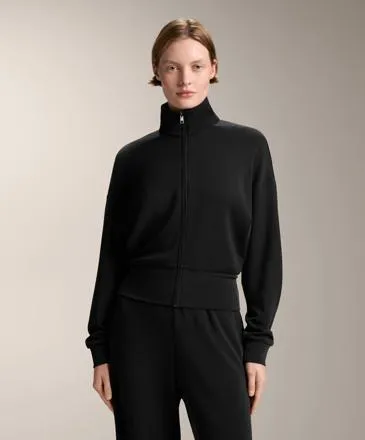 HIGH-NECK JACKET WITH SOFT-TOUCH MODAL
