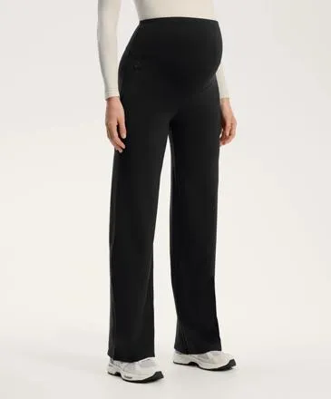 STRAIGHT-LEG WARM MATERNITY TROUSERS