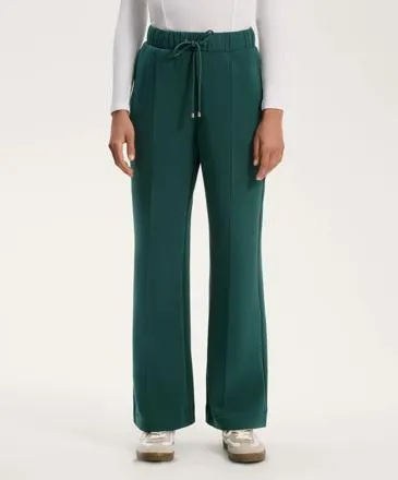 RELAXED COTTON-BLEND SEAM TROUSERS