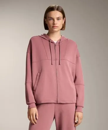 SOFT-TOUCH HOODED JACKET WITH MODAL