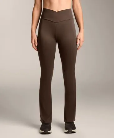 PERFECT-ADAPT CROSSOVER V-WAIST FLARE TROUSERS
