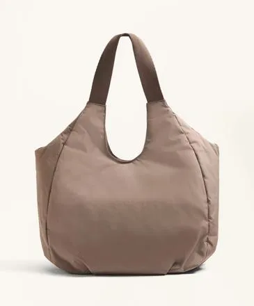 SHOPPER BAG WITH CONTRASTING HANDLE
