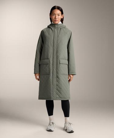 OYSHO Длинный утепленный пуховик FELLEX® AEROGEL 3K с водонепроницаемой тканью