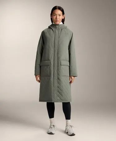 Длинный утепленный пуховик FELLEX® AEROGEL 3K с водонепроницаемой тканью- Заказать в России