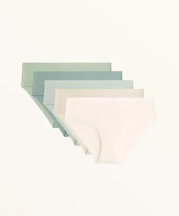 5 POLYAMIDE BLEND INVISIBLE HIPSTER BRIEFS