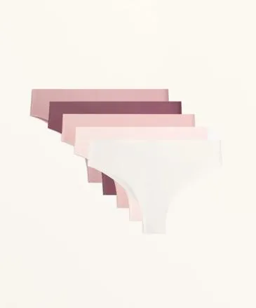5 POLYAMIDE BLEND INVISIBLE BRAZILIAN BRIEFS