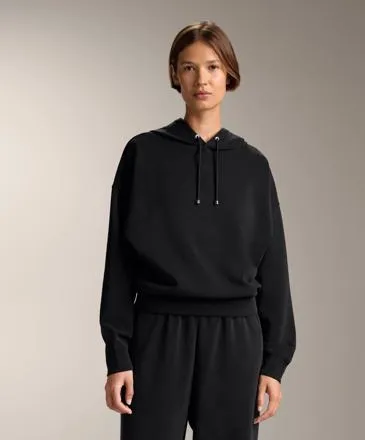 BOXY HOODIE WITH BRUSHED MODAL